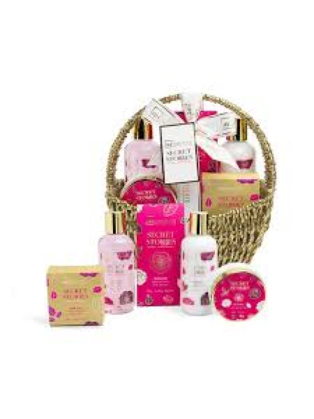 IDC Institute Secret Stories Rose Edition Basket (42296)
