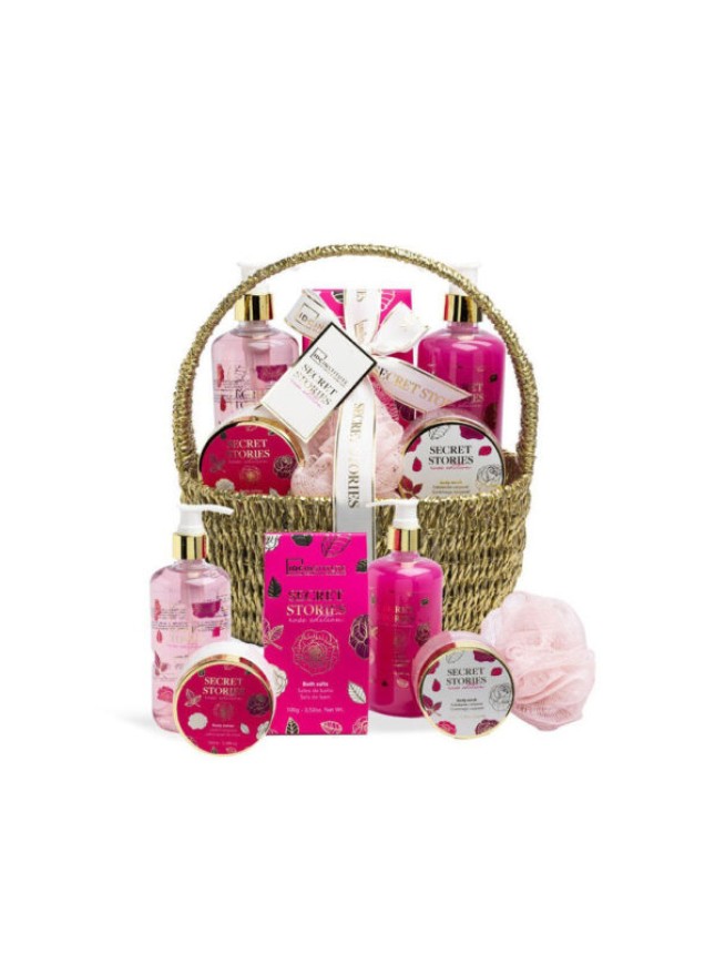 IDC Institute Secret Stories Rose Edition Basket (42298)