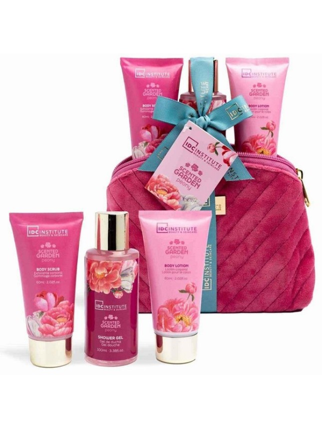 IDC Scented Garden Peony Cosmetic Bag Set (42245)