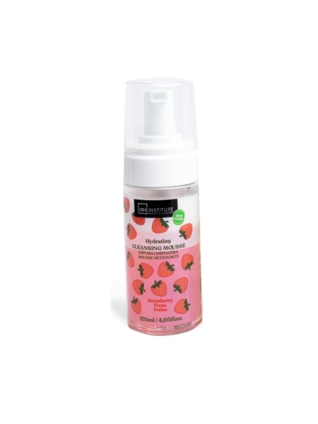 IDC Skinfood Hydrating Biphasic Cleansing Mousse Strawberry – Διφασικός Αφρός Καθαρισμού Προσώπου 120ml Φράουλα (44130S)