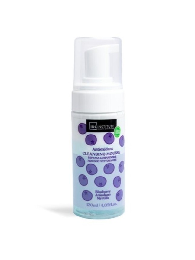 IDC Skinfood Antioxidant Biphasic Cleansing Mousse Blueberry – Διφασικός Αφρός Καθαρισμού Προσώπου 120ml Μύρτιλο (44130B)