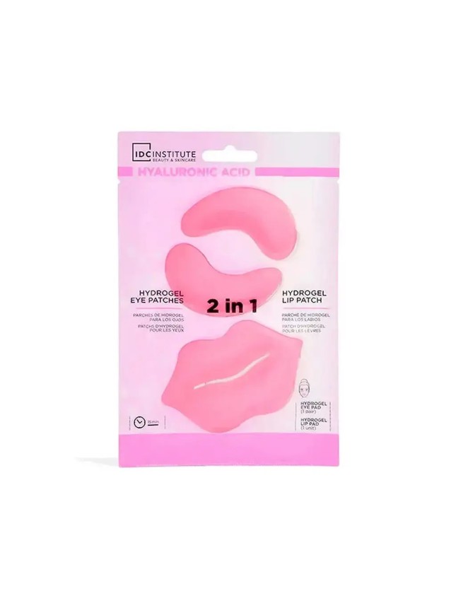 IDC institute Hyaluronic Acid Hydrogel Lips & Eyes Patch Set Επιθέματα Χειλιών & Ματιών με Υδατικό τζελ (90382)