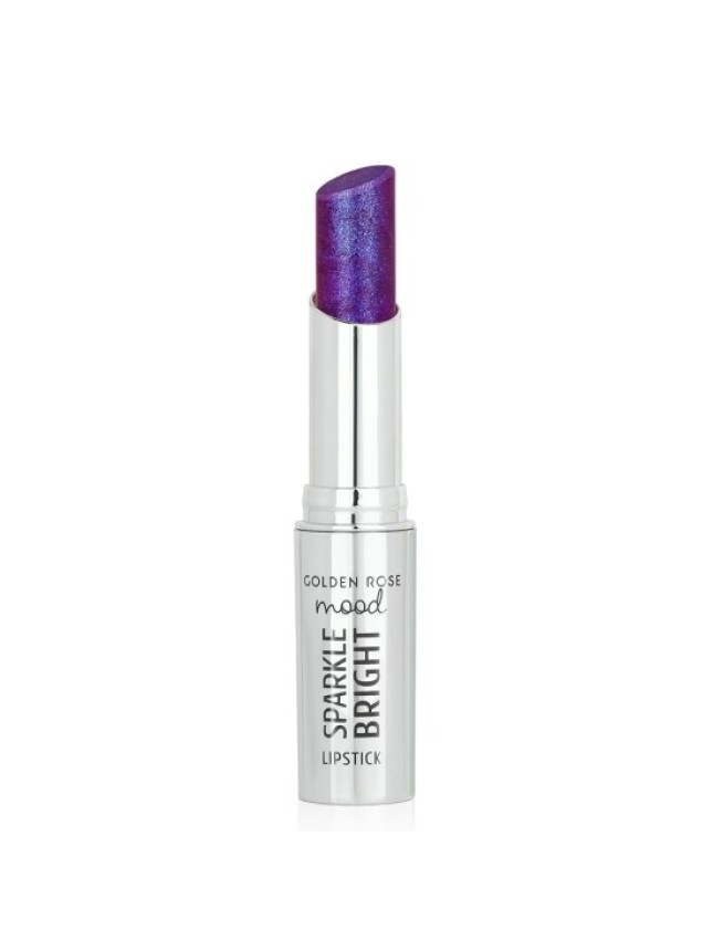 Golden Rose Mood Sparkle Bright Lipstick 154 Violet Fizz