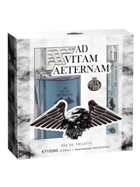 Real Time - Coffret AD Vitam Aeternam - Eau de toilette homme - 100ml + 15ml Real Time - Coffret AD Vitam Aeternam - Eau de toilette homme - 100ml + 15ml