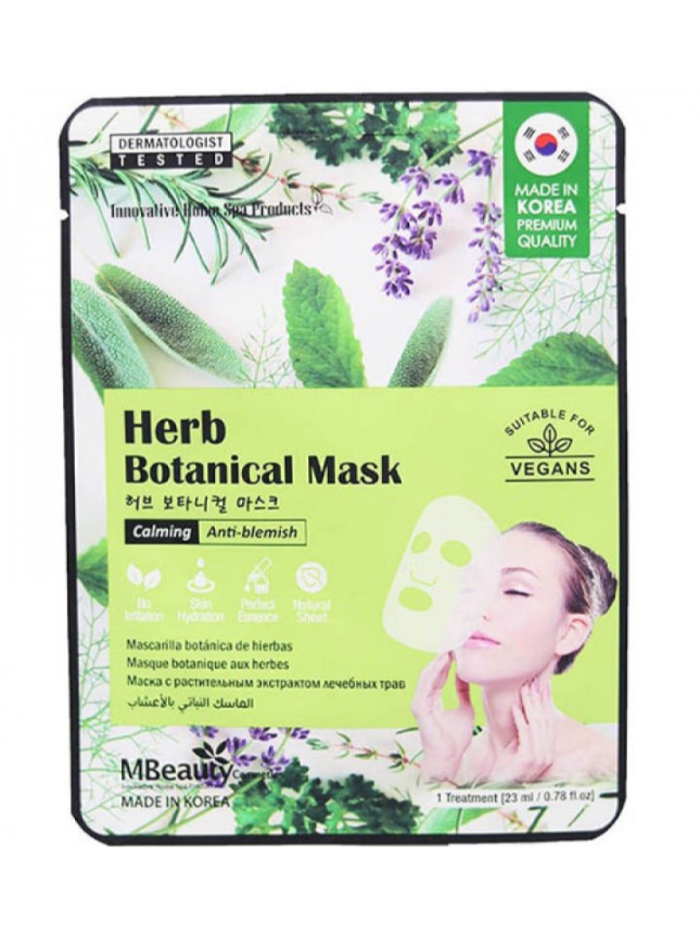 MBeauty Face Mask with botanical herbs